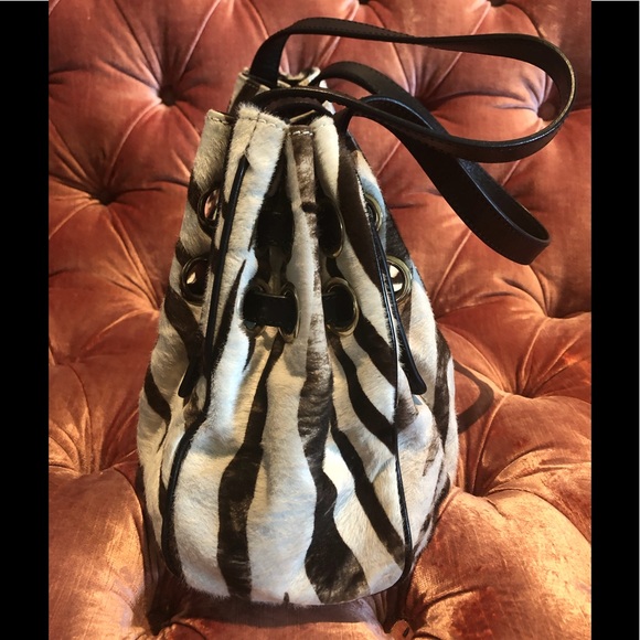 Jimmy Choo Ramona Zebra Print Tote - Picture 5 of 8